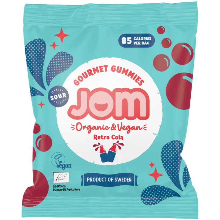 JOM Snack Pack Sur Retro Cola Godis 25 g JOM