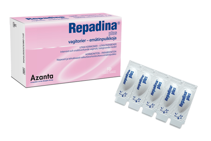 Repadina plus vagitorier 10 st Repadina