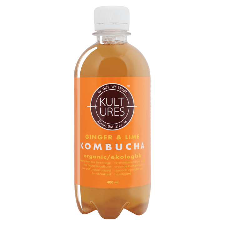Kultures Kombucha Ginger & Lime EU Organic 400 ml Kultures