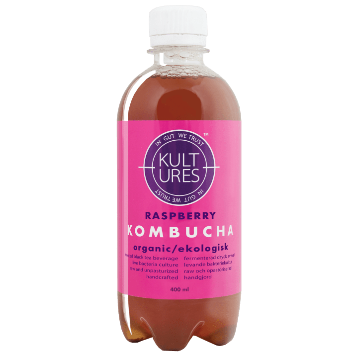 Kultures Kombucha Raspberry EU Organic 400 ml Kultures