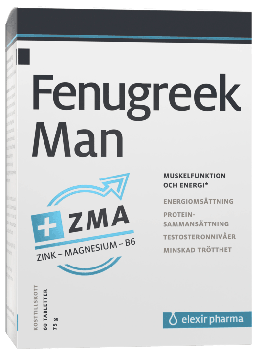 Elexir Pharma Feenugreek Man Plus ZMA 60 tabletter Elexir Pharma