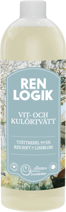 Ren Logik Vit & Kulörtvätt Lindblom 750 ml Ren Logik