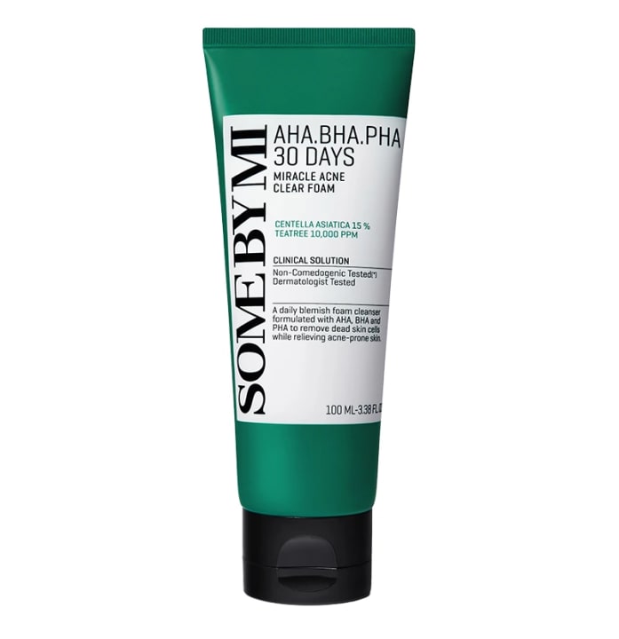 SOME BY MI AHA-BHA-PHA 30 Days Miracle Acne Clear Foam 100 ml SOME BY MI