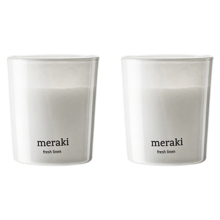 Meraki Doftljus Fresh Linen 2x60g Meraki