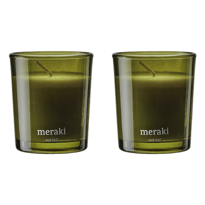 Meraki Doftljus Oud Leaf 2x60g Meraki