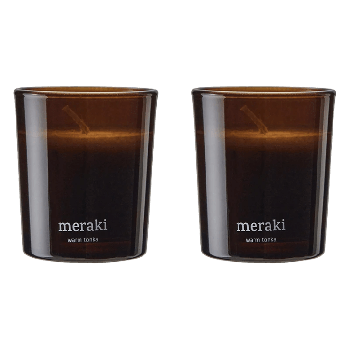 Meraki Doftljus Warm Tonka 2x60g Meraki