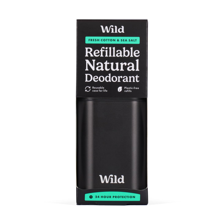 Wild Black Case Fresh Cotton & Sea Salt Deo Start Pack 40g Wild