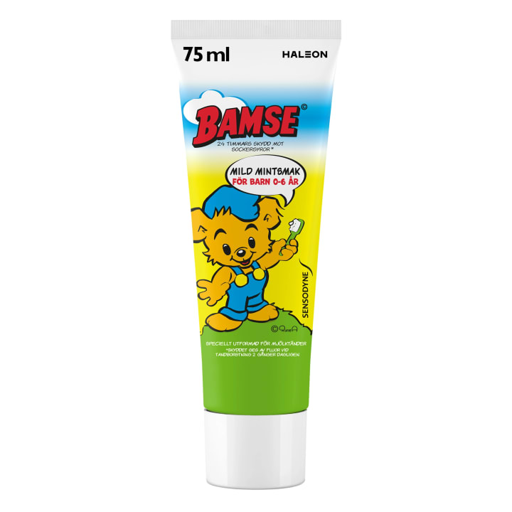 Sensodyne Bamse Tandkräm 0-6 år 75 ml Sensodyne, Bamse
