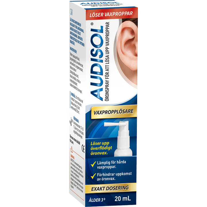 Audisol Vaxpropplösare 20ml Audisol