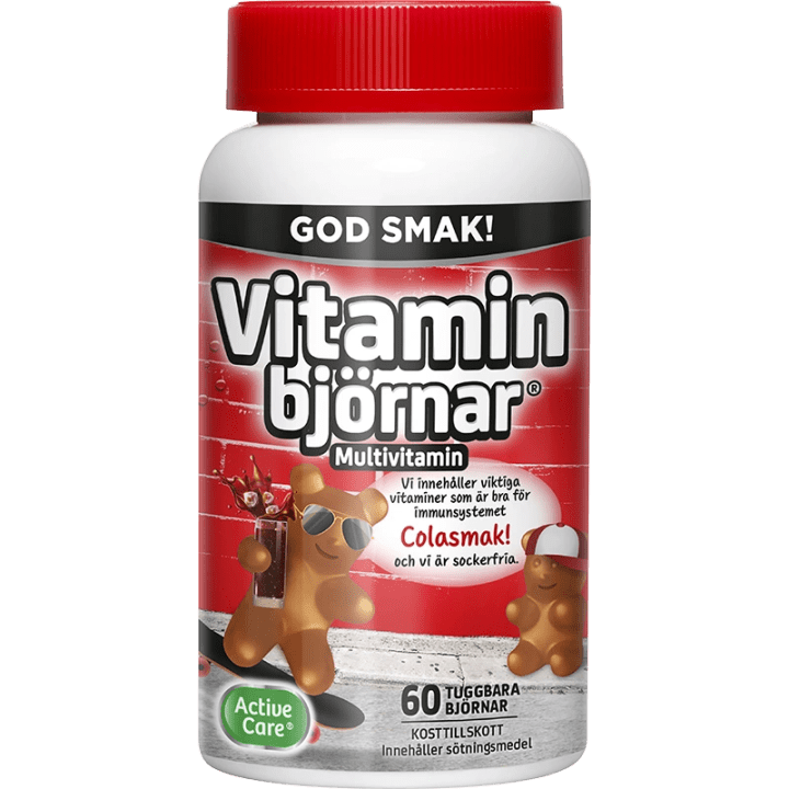 Active Care Vitaminbjörnar Cola 60 st Active Care