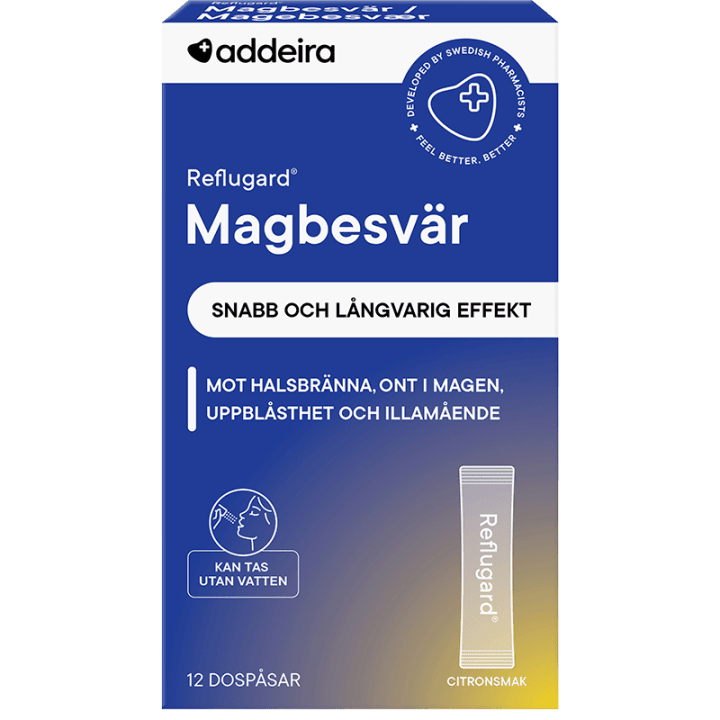 Addeira Reflugard vid magbesvär 12 dospåsar Addeira