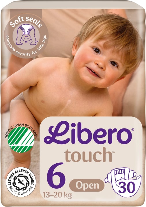 Libero Touch 6 Öppen Blöja 13-20 kg 30 st Libero