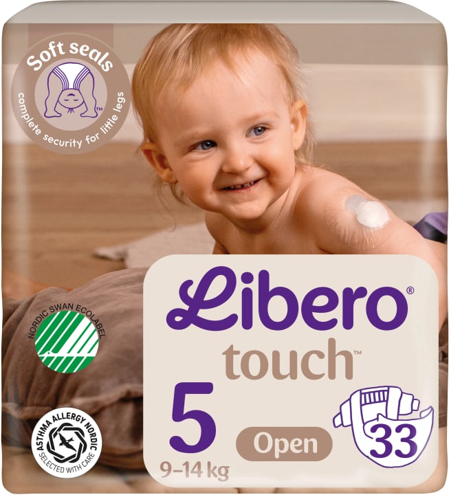 Libero Touch 5 Öppen Blöja 9-14 kg 33 st Libero