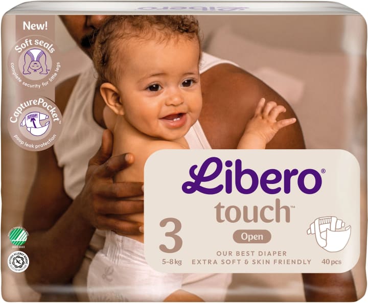 Libero Touch 3 Öppen Blöja 5-8 kg 40 st Libero