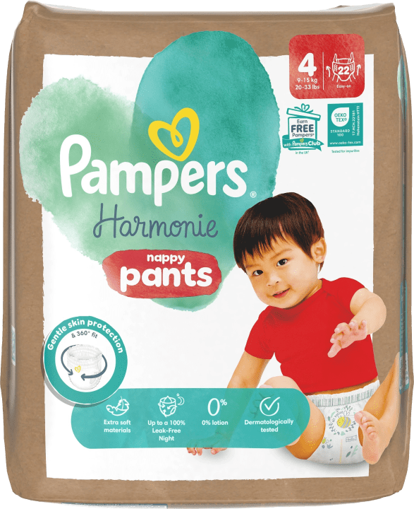 Pampers Harmonie Storlek 4 Pants 9-15 kg 22 st Pampers