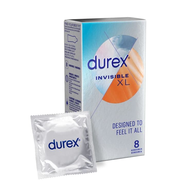 Durex Invisible XL Kondomer 8 st Durex