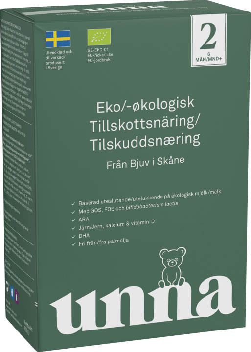 Unna Ekologisk Tillskottsnäring Steg 2 600 g Unna