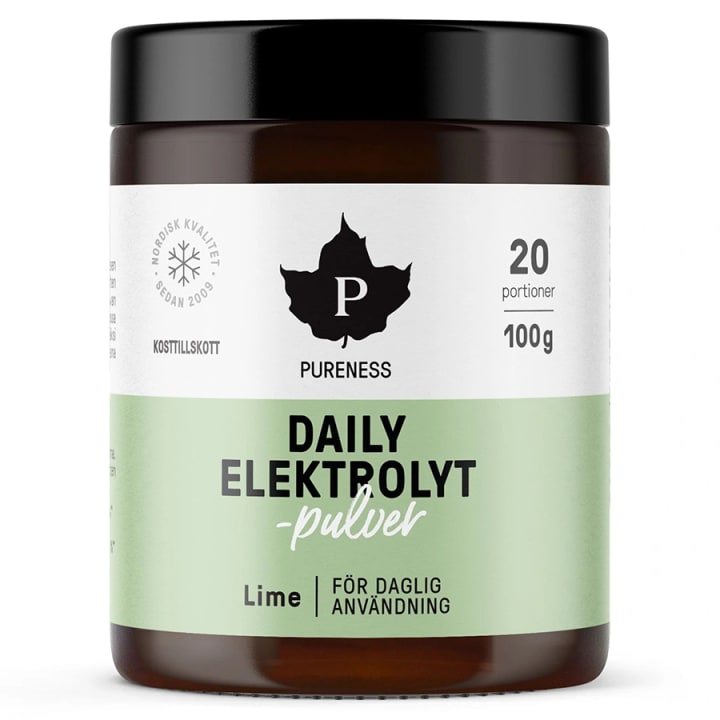 Pureness Daily Elektrolytpulver Lime 100 g Pureness
