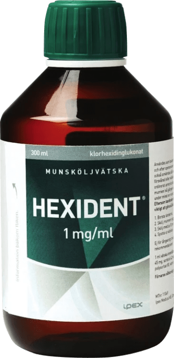Hexident munskölj 1mg/ml Hexident