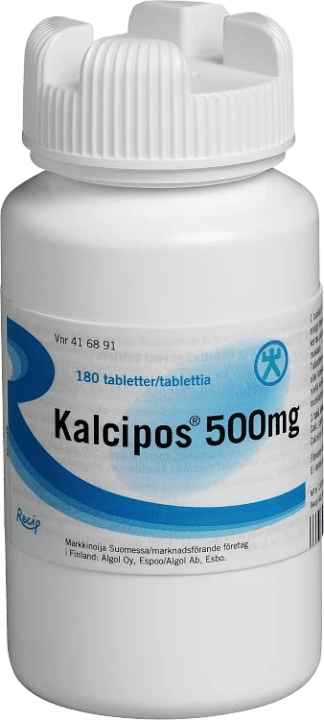 Kalcipos filmdragerad tablett 500 mg 180 st Kalcipos