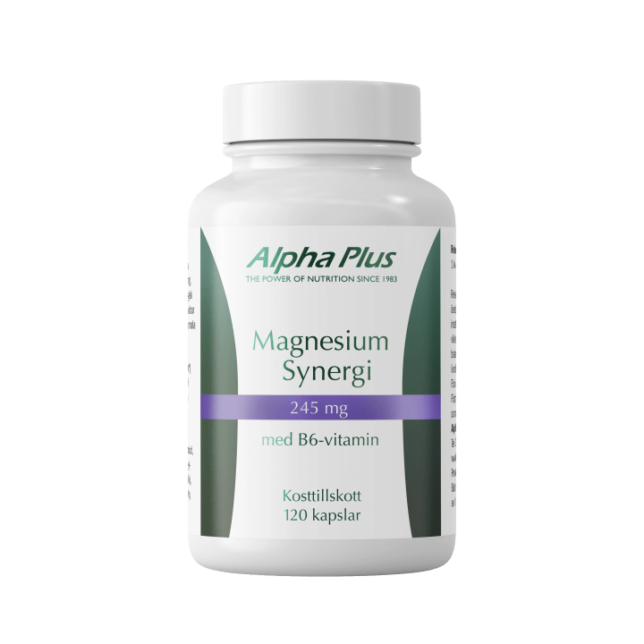 Alpha Plus Magnesium Synergi 120 kapslar Alpha Plus