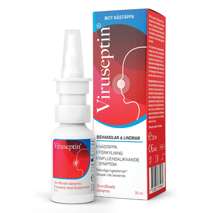 Viruseptin Avsvällande Nässpray Mot Nästäppa 20 ml Viruseptin