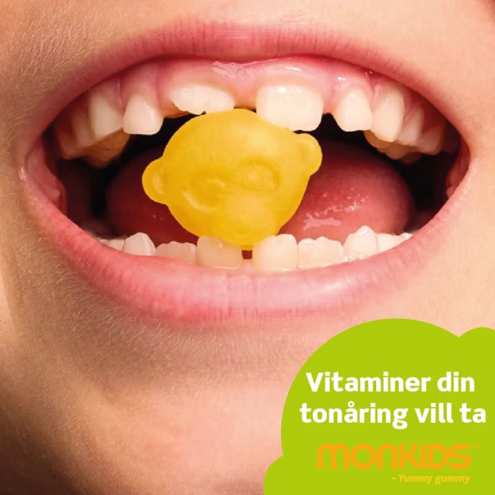 Monkids C-vitamin+Zink Fruktsmak Tonår Tuggtablett 60 st Monkids