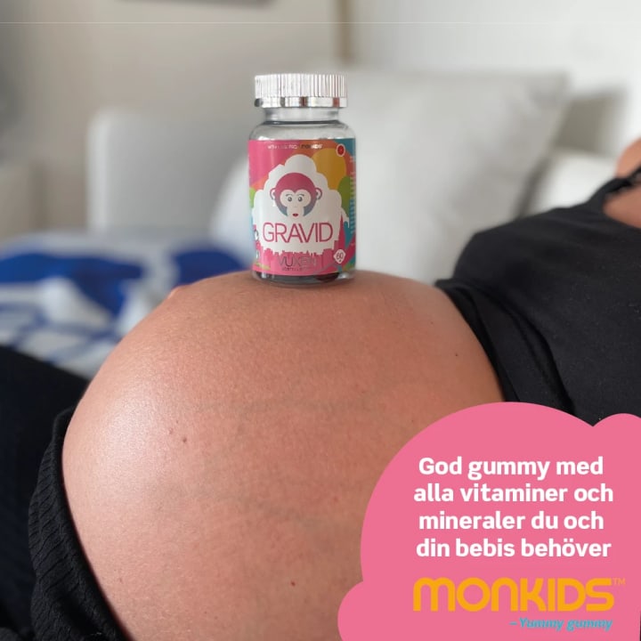 Monkids Gravid Blodapelsin 60 st Monkids