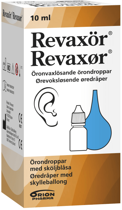 Revaxör Örondroppar med sköljblåsa 10 ml Revaxör