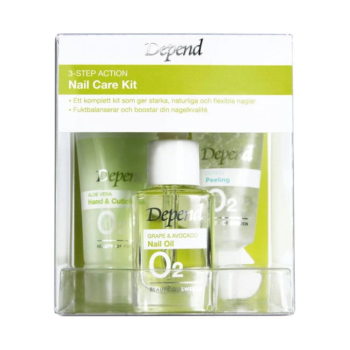 Depend 3-Step Action Nail Care Kit Depend