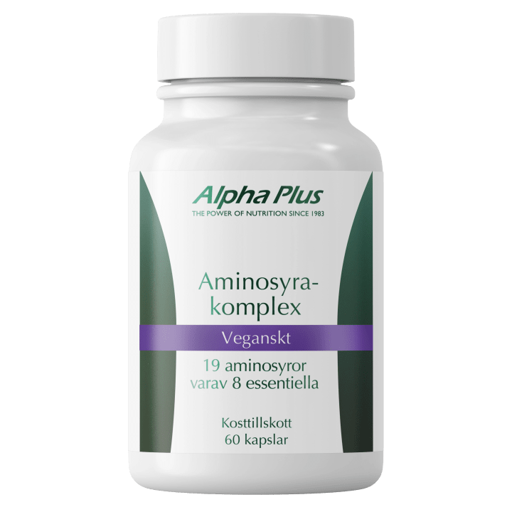 Alpha Plus Aminosyrakomplex 60 kapslar Alpha Plus