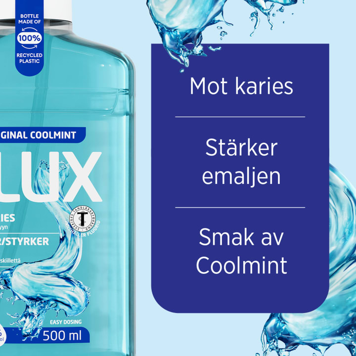 Flux Original Coolmint fluorskölj 500 ml Flux