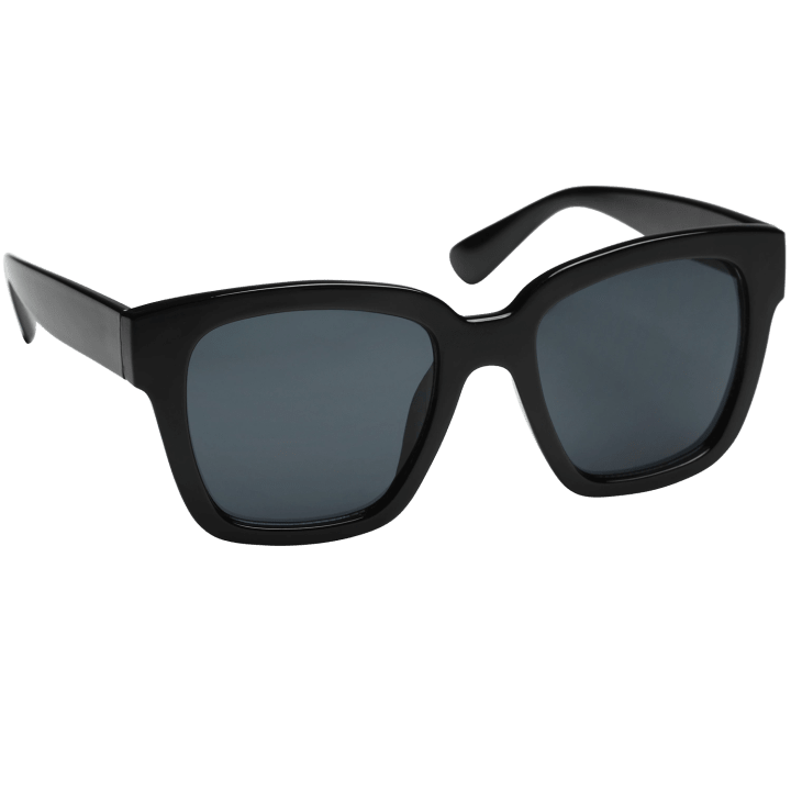 Haga Eyewear Marbella Shiny Black Grey lens Haga Eyewear