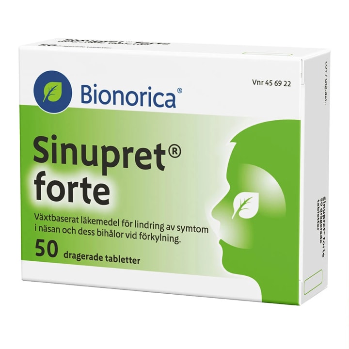 Sinupret forte dragerad tablett 50 st Bionorica, Sinupret