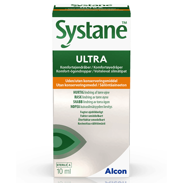 Systane Ultra Ögondroppar Utan Konserveringsmedel 10ml Systane