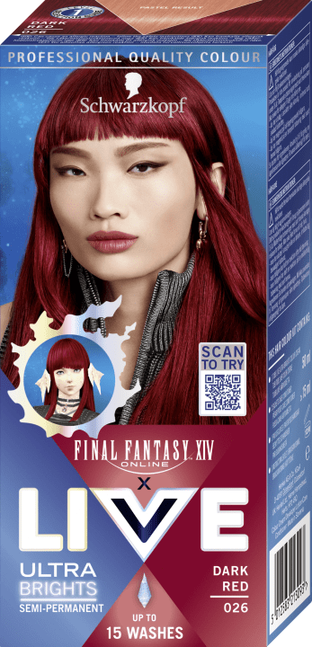 Schwarzkopf LIVE Ultra Brights 026 Dark Red Schwarzkopf