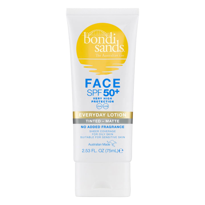Bondi Sands Spf 50+ Everyday Matte Face Lotion Tinted 75ml Bondi Sands