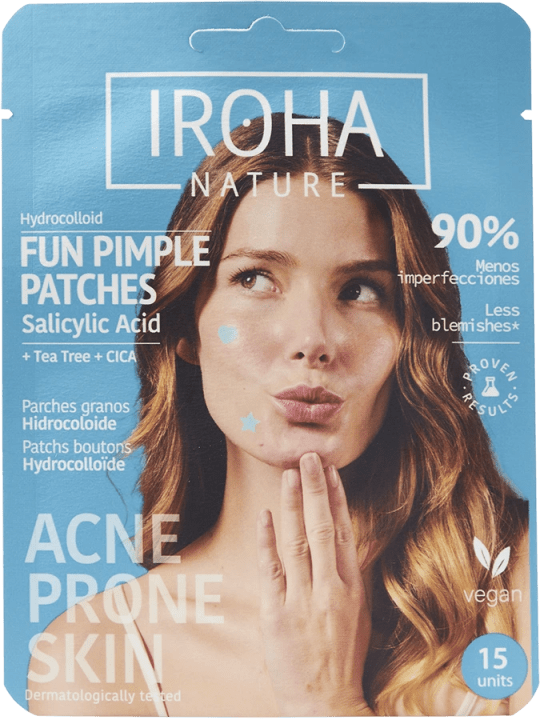 Iroha Nature Fun Salicylic Acid Pimple Patches 15 st Iroha Nature