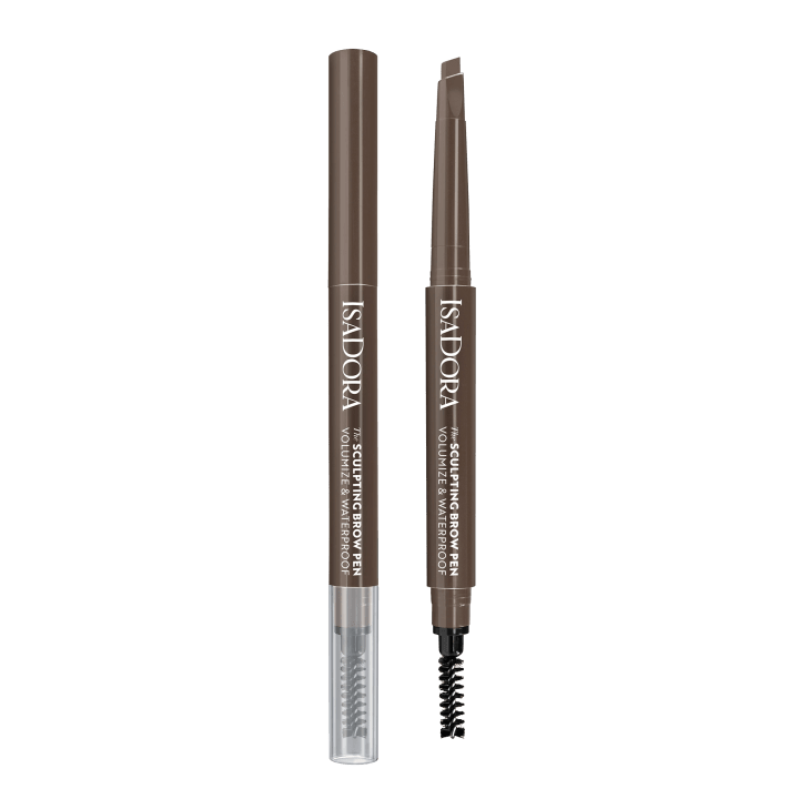 The Sculpting Brow Pen Volumize & Waterproof Medium Brown IsaDora