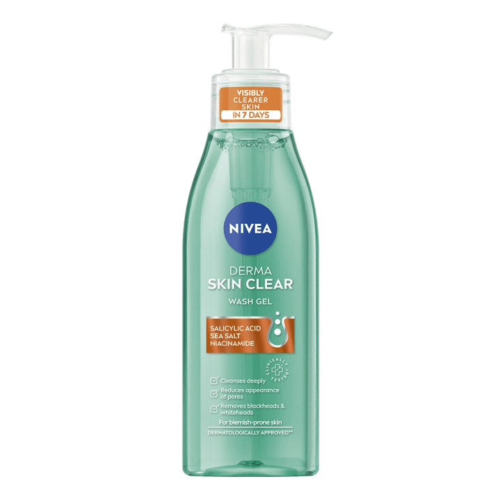 Nivea Derma Skin Clear Wash Gel 150 ml Nivea