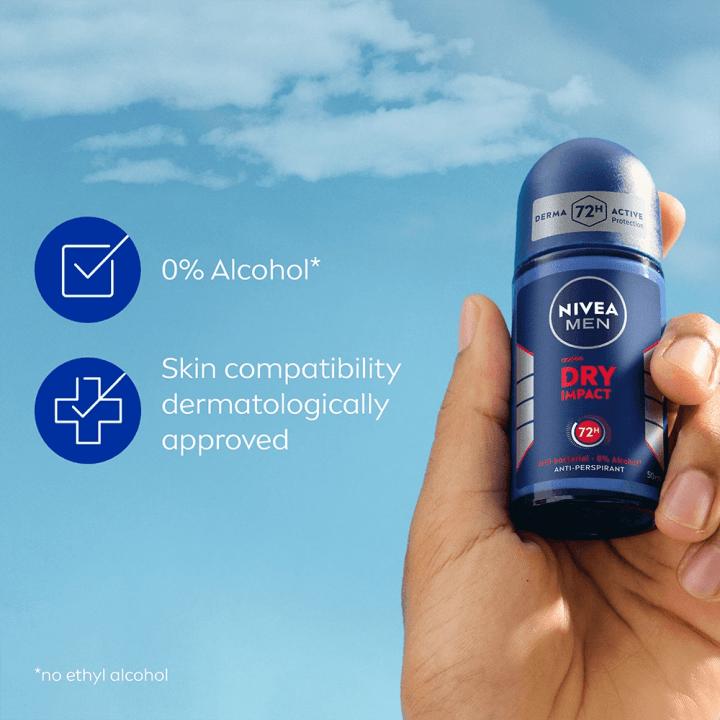 Nivea Men Dry Impact Roll On 50 ml Nivea