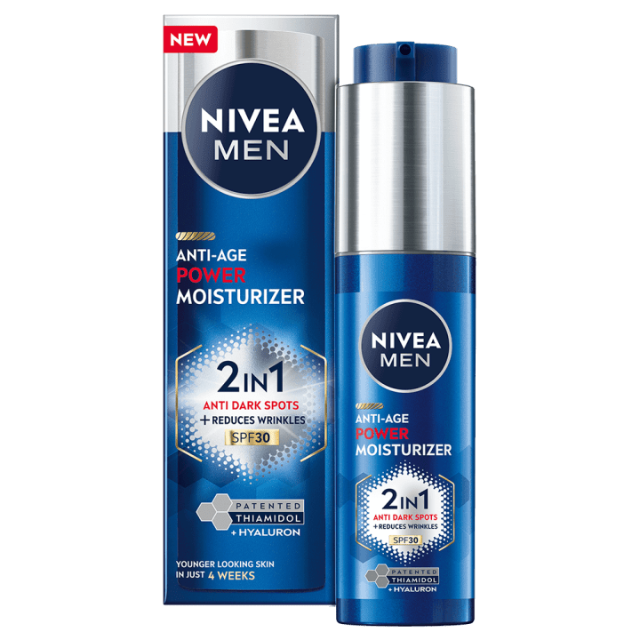 Nivea Men Luminous Anti-Age Power 2in1 Moisturiser SPF30 50 ml Nivea
