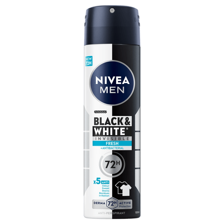 Nivea Men Black & White Fresh Spray 150 ml Nivea