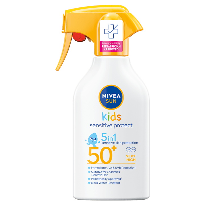 Nivea Sun Kids Sensitive Protect & Play Sun Trigger Spray SPF 50+ 270 ml Nivea