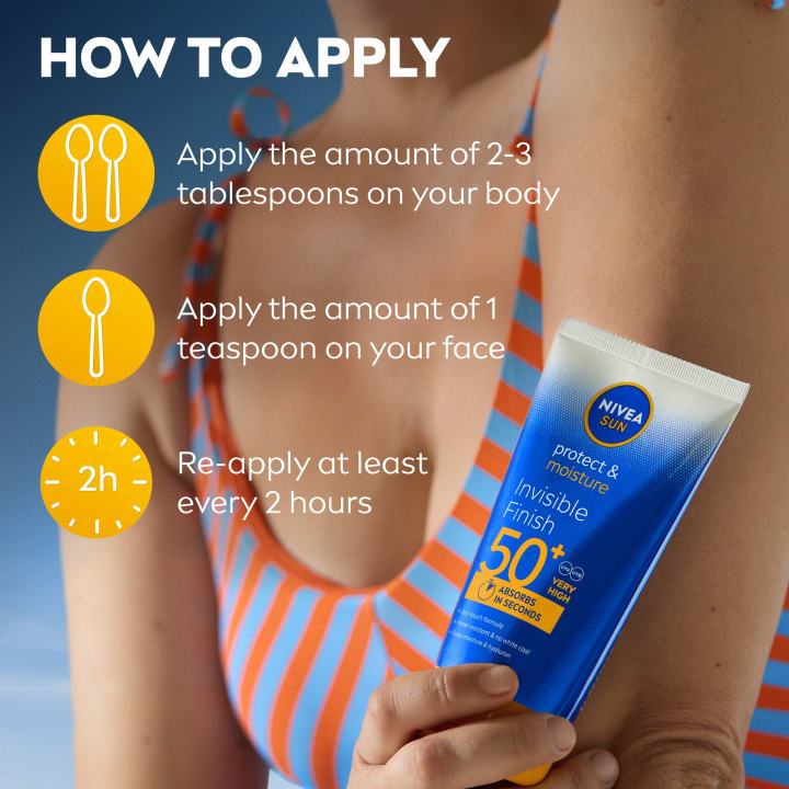 Nivea Sun Protect & Moisture Invisible Finish Lotion SPF 50+ 150 ml Nivea