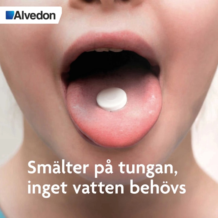 Alvedon munsönderfallande tablett 250 mg 12 st Alvedon