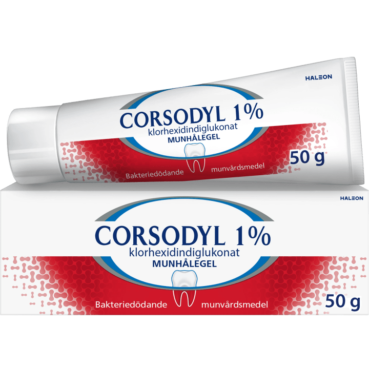 Corsodyl munhålegel 1 % 50 g Corsodyl