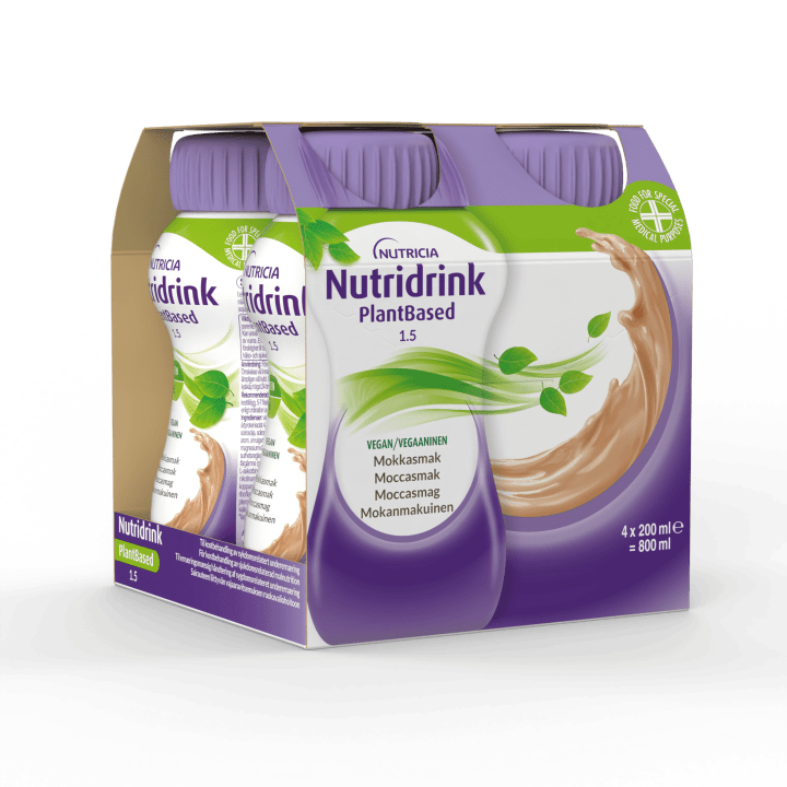 Nutridrink Plantbased Mocca 4 x 200 ml Nutridrink
