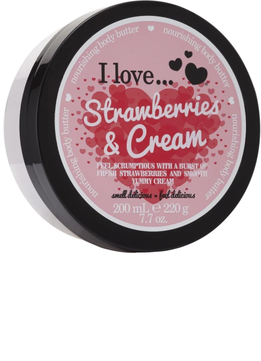 I Love… Strawberries & Cream Body Butter 200 ml I Love...