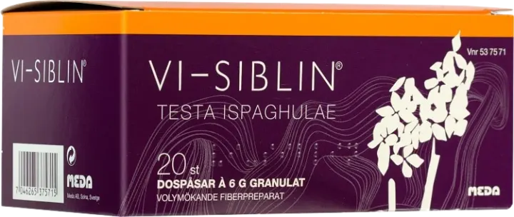 Vi-Siblin granulat dospåse 610 mg/g 20 st Vi-siblin